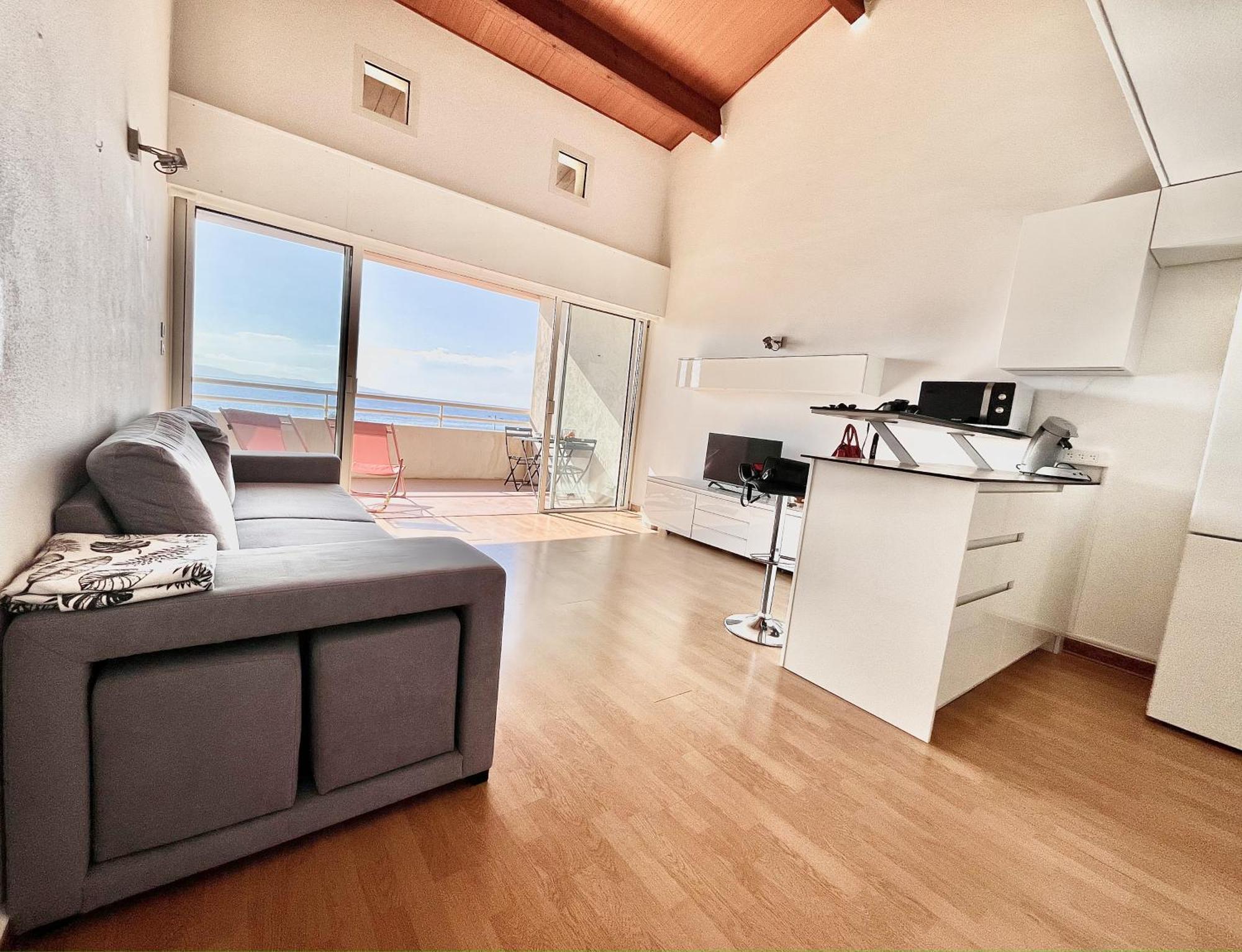 Aria Marina Duplex Vue Mer Route Des Sanguinaires, Plage A 50M, Parking Gratuit, 4 Pers Ajaccio  Exterior foto