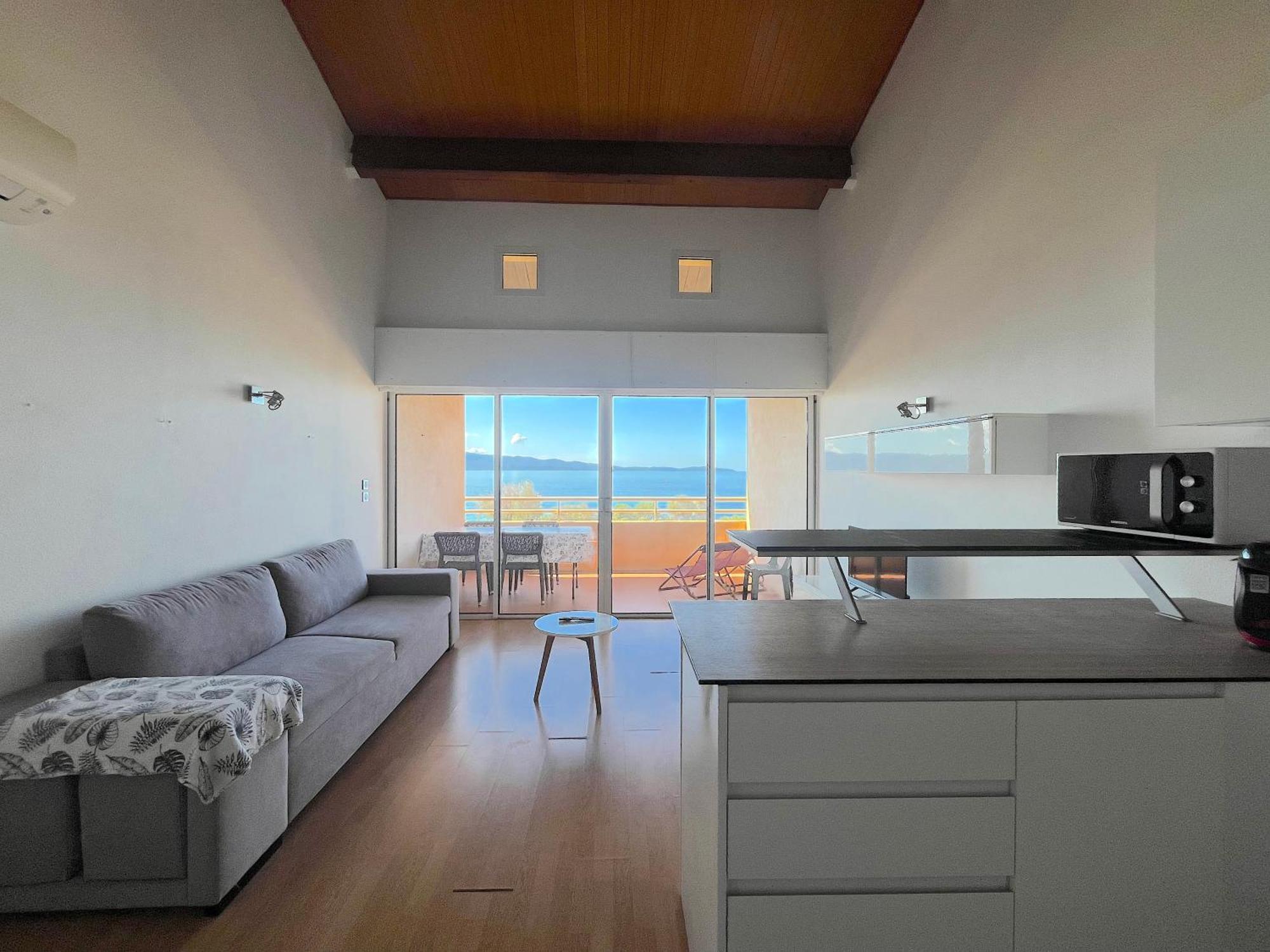 Aria Marina Duplex Vue Mer Route Des Sanguinaires, Plage A 50M, Parking Gratuit, 4 Pers Ajaccio  Exterior foto